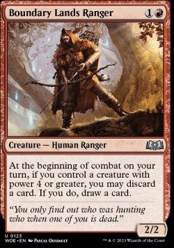 Boundary Lands Ranger - Wilds of Eldraine (Uncommon) [WOE-123]