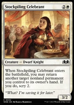 Stockpiling Celebrant - Wilds of Eldraine (Common) [WOE-32]
