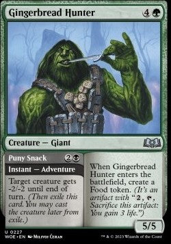 Gingerbread Hunter // Puny Snack - Wilds of Eldraine (Uncommon) [WOE-227]