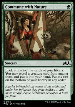Commune with Nature - Wilds of Eldraine (Common) [WOE-166]