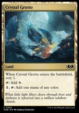 Crystal Grotto - Wilds of Eldraine (Common) [WOE-254]