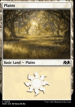 Plains (V.3) - Wilds of Eldraine (Land) [WOE-268]