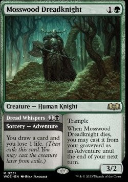 Mosswood Dreadknight // Dread Whispers⁣ - Wilds of Eldraine⁣ (Rare)⁣ [231]