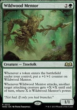 Wildwood Mentor (V.1) - Wilds of Eldraine: Extras (Rare) [XWOE-322]