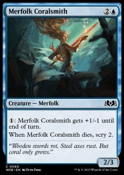Merfolk Coralsmith - Wilds of Eldraine (Common) [WOE-60]