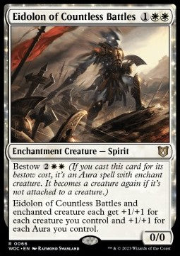 Eidolon of Countless Battles - Commander: Wilds of Eldraine (Rare) [WOC-66]