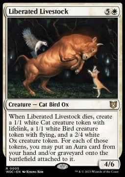 Liberated Livestock - Commander: Wilds of Eldraine (Rare) [WOC-5]