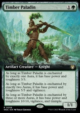 Timber Paladin - Commander: Wilds of Eldraine: Extras (Rare) [XWOC-56]