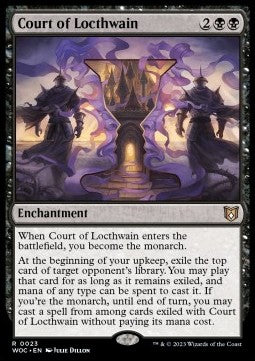 Court of Locthwain - Commander: Wilds of Eldraine (Rare) [WOC-23]