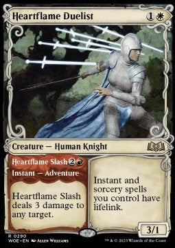 Heartflame Duelist // Heartflame Slash⁣ - Wilds of Eldraine: Extras⁣ (Rare)⁣ [290]