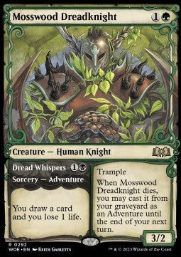 Mosswood Dreadknight // Dread Whispers⁣ - Wilds of Eldraine: Extras⁣ (Rare)⁣ [292]