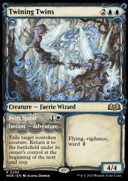 Twining Twins // Swift Spiral - Wilds of Eldraine: Extras (Rare) [XWOE-296]