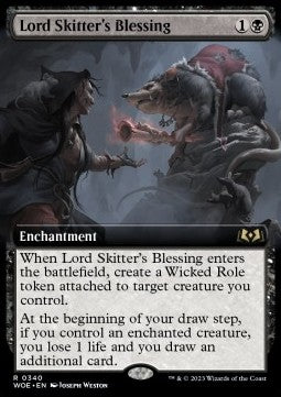 Lord Skitter's Blessing - Wilds of Eldraine: Extras (Rare) [XWOE-340]