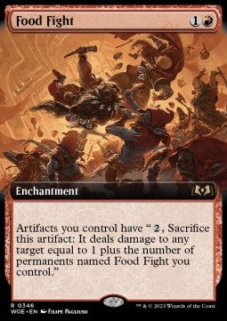Food Fight⁣ - Wilds of Eldraine: Extras⁣ (Rare)⁣ [346]