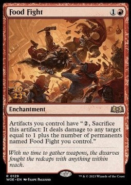 Food Fight (V.1) - Wilds of Eldraine: Promos (Rare) [PWOE-129]