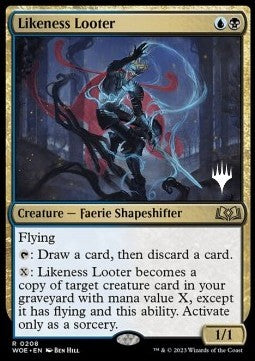 Likeness Looter (V.2) - Wilds of Eldraine: Promos (Rare) [PWOE-208]