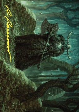 Art Series: Mosswood Dreadknight (V.2) - Wilds of Eldraine: Extras (Tip Card) [XWOE-A40]