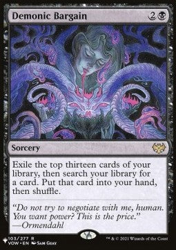 Demonic Bargain - The List (Rare) [ZNL-103]