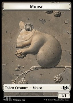 Mouse Token (W 1/1) // Food Token (V.4) - Wilds of Eldraine: Extras (Token) [XWOE-T 4/13]
