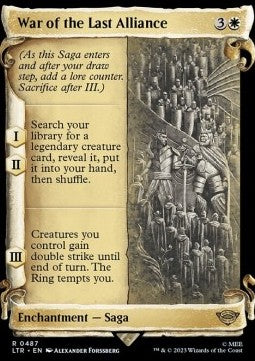War of the Last Alliance (V.1) - The Lord of the Rings: Tales of Middle-earth Holiday Release (Rare) [LTRH-487]