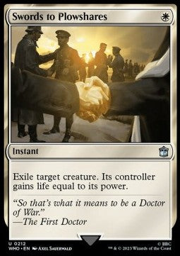 Swords to Plowshares⁣ - Universes Beyond: Doctor Who⁣ (Uncommon)⁣ [212]