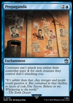 Propaganda⁣ - Universes Beyond: Doctor Who⁣ (Uncommon)⁣ [219]