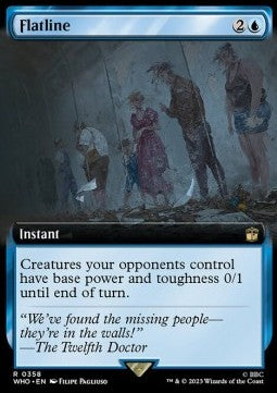 Flatline (V.1) - Universes Beyond: Doctor Who: Extras (Rare) [XWHO-358]