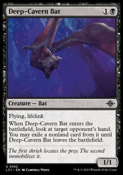 Deep-Cavern Bat⁣ - The Lost Caverns of Ixalan⁣ (Uncommon)⁣ [102]