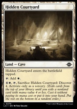 Hidden Courtyard - The Lost Caverns of Ixalan (Land) [LCI-274]