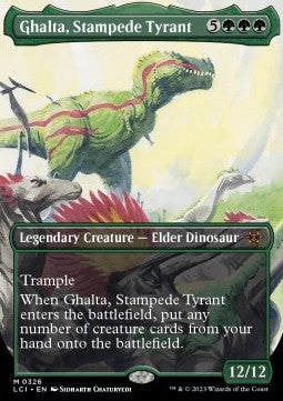 Ghalta, Stampede Tyrant - The Lost Caverns of Ixalan: Extras (Mythic) [XLCI-326]