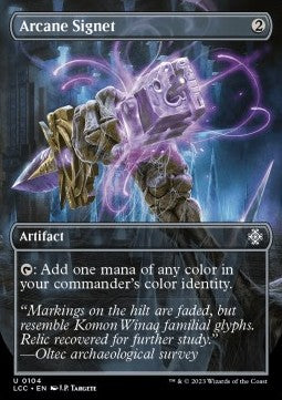 Arcane Signet⁣ - Commander: The Lost Caverns of Ixalan: Extras⁣ (Uncommon)⁣ [104]