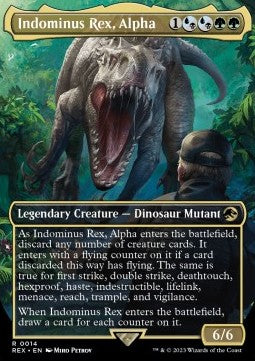 Indominus Rex, Alpha (V.1)⁣ - Universes Beyond: Jurassic World Collection⁣ (Rare)⁣ [14]