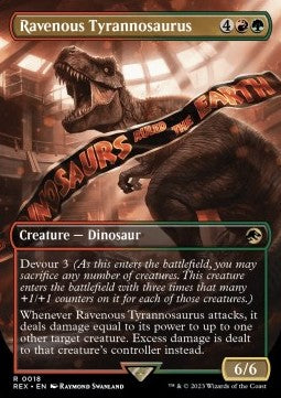 Ravenous Tyrannosaurus (V.1)⁣ - Universes Beyond: Jurassic World Collection⁣ (Rare)⁣ [18]