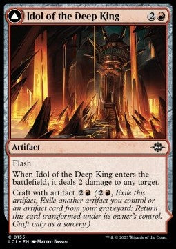 Idol of the Deep King // Sovereign's Macuahuitl - The Lost Caverns of Ixalan (Common) [LCI-155]