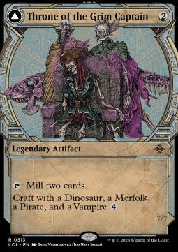 Throne of the Grim Captain // The Grim Captain⁣ - The Lost Caverns of Ixalan: Extras⁣ (Rare)⁣ [313]