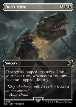 Don't Move (V.1)⁣ - Universes Beyond: Jurassic World Collection⁣ (Rare)⁣ [1]