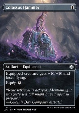 Colossus Hammer⁣ - Commander: The Lost Caverns of Ixalan: Extras⁣ (Uncommon)⁣ [110]