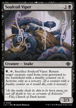 Soulcoil Viper - The Lost Caverns of Ixalan (Uncommon) [LCI-120]