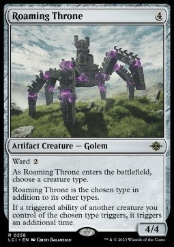 Roaming Throne⁣ - The Lost Caverns of Ixalan⁣ (Rare)⁣ [258]