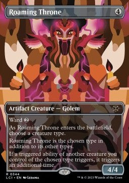 Roaming Throne⁣ - The Lost Caverns of Ixalan: Extras⁣ (Rare)⁣ [344]