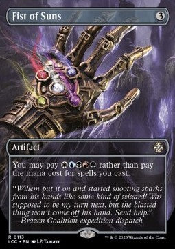 Fist of Suns - Commander: The Lost Caverns of Ixalan: Extras (Rare) [XLCC-113]