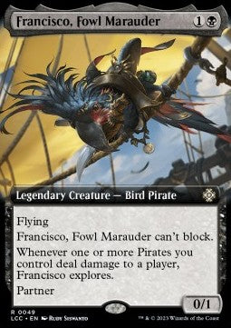 Francisco, Fowl Marauder⁣ - Commander: The Lost Caverns of Ixalan: Extras⁣ (Rare)⁣ [49]