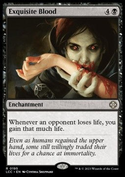 Exquisite Blood - Commander: The Lost Caverns of Ixalan (Rare) [LCC-195]