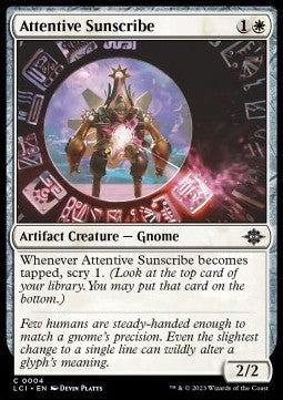 Attentive Sunscribe - The Lost Caverns of Ixalan (Common) [LCI-4]