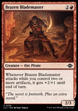 Brazen Blademaster - The Lost Caverns of Ixalan (Common) [LCI-136]
