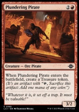 Plundering Pirate - The Lost Caverns of Ixalan (Common) [LCI-160]