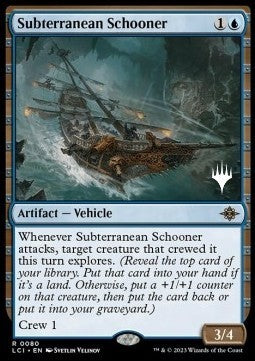Subterranean Schooner (V.2) - The Lost Caverns of Ixalan: Promos (Rare) [PLCI-80]