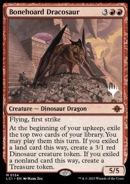 Bonehoard Dracosaur (V.2) - The Lost Caverns of Ixalan: Promos (Mythic) [PLCI-134]