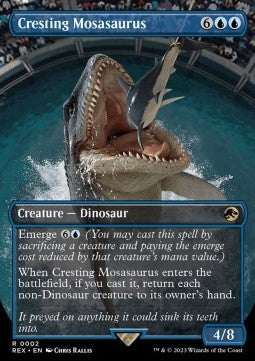 Cresting Mosasaurus (V.1)⁣ - Universes Beyond: Jurassic World Collection⁣ (Rare)⁣ [2]