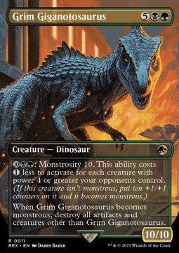 Grim Giganotosaurus (V.1)⁣ - Universes Beyond: Jurassic World Collection⁣ (Rare)⁣ [11]